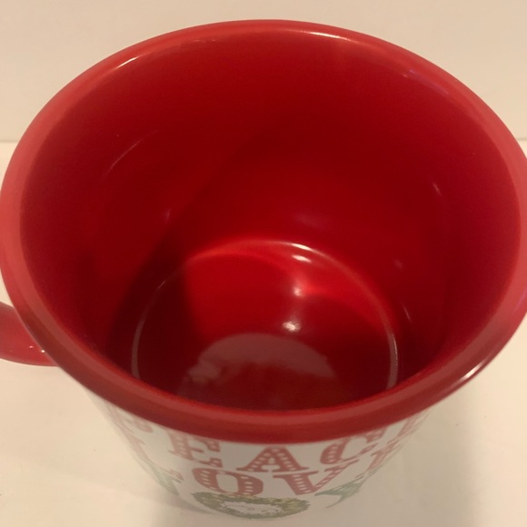 Peanuts Snoopy Holiday Ceramic Mug PEACE, LOVE,JOY - Picture 6 of 7
